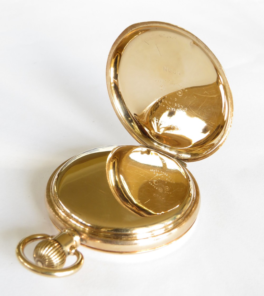 Waltham full hunter pocket watch, 1926 View II
