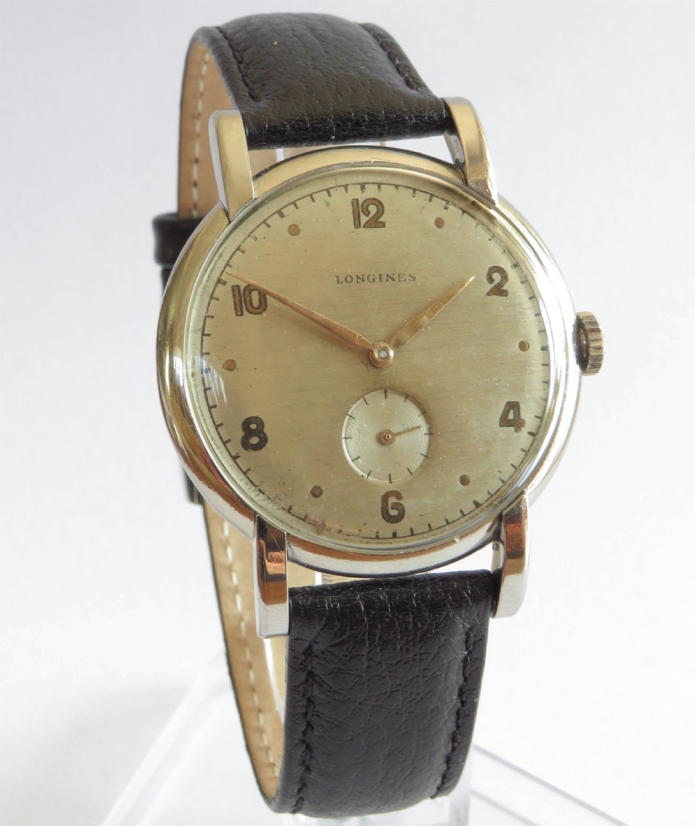 Gents over-sized Longines wrist watch, 1950 View II