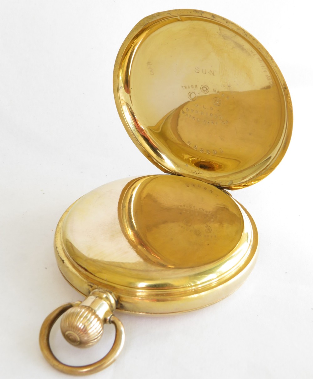 Waltham Riverside full hunter pocket watch, 1908 View VII