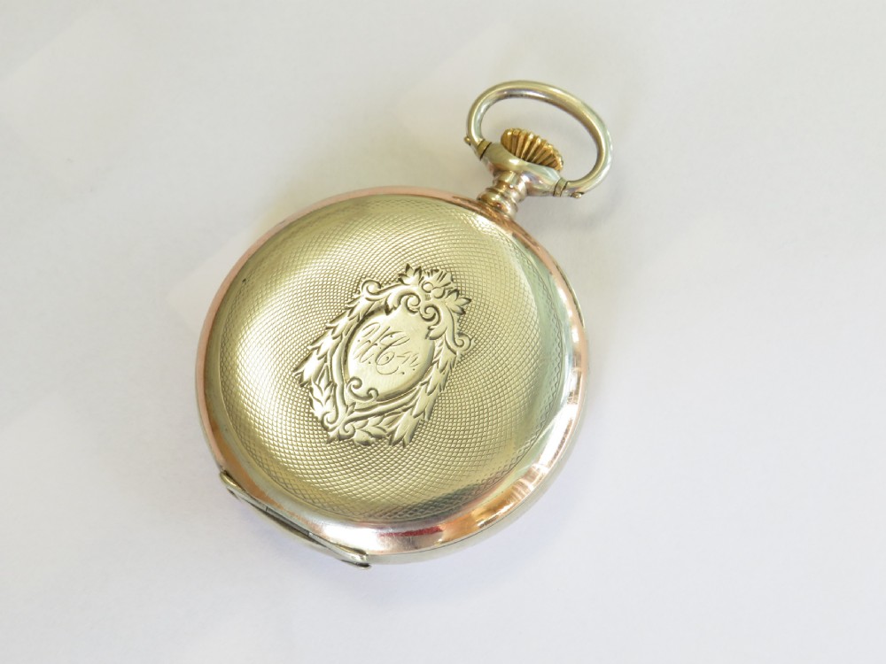 Antique silver Omega pocket watch View VII
