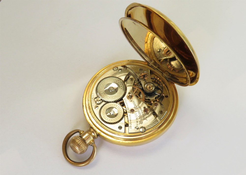 Waltham Riverside full hunter pocket watch, 1908 View III