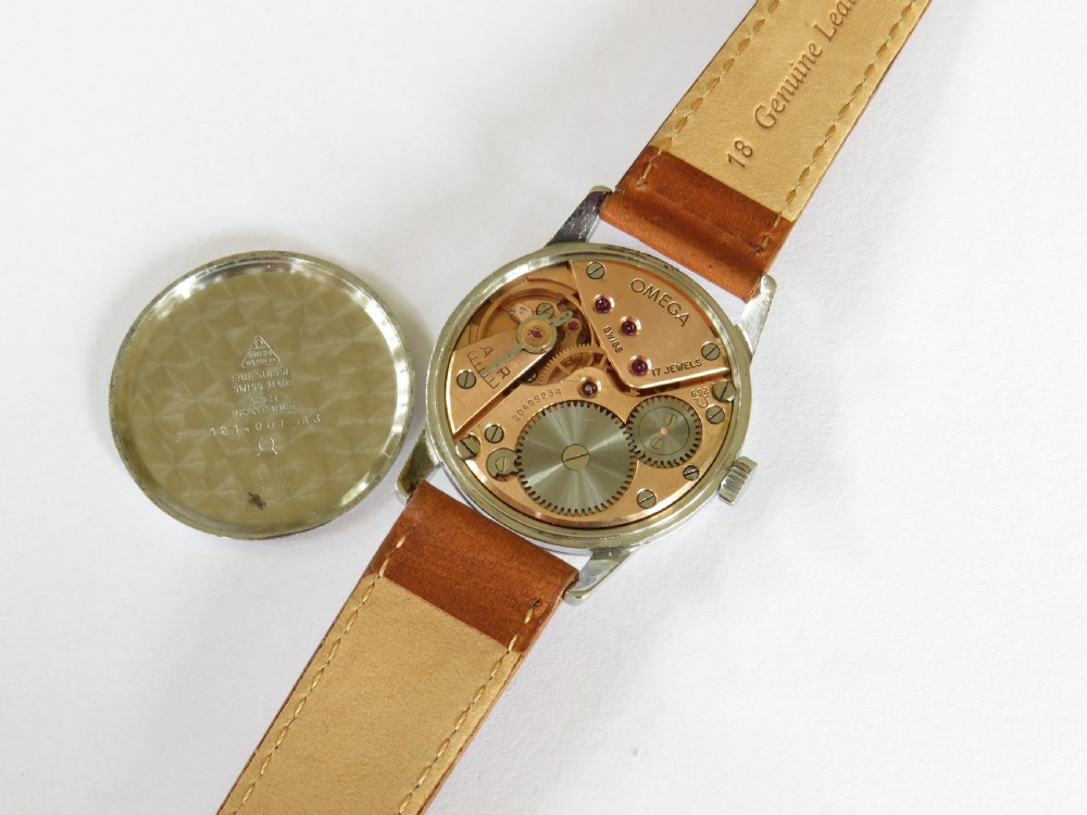 Gents Omega wrist watch, 1963 View III