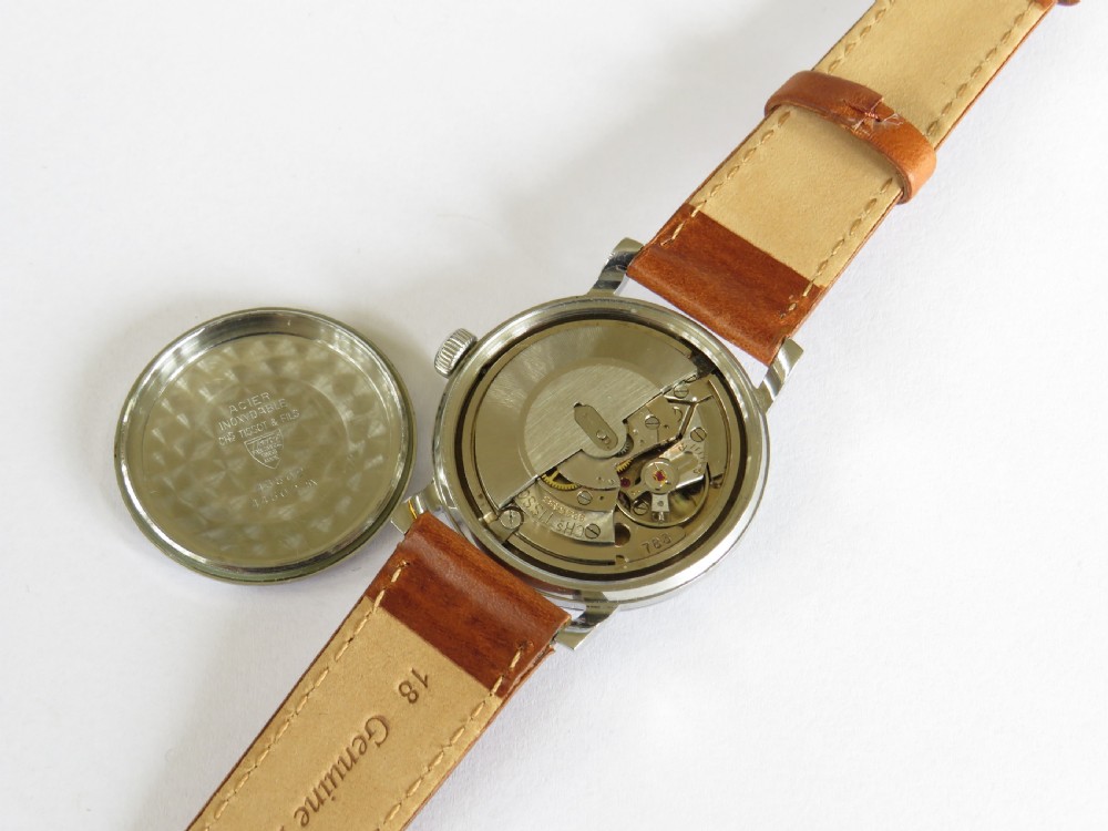 Gents Tissot Seastar wrist watch, 1962 View V