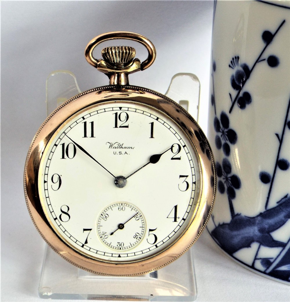Antique Waltham pocket watch, 1908.