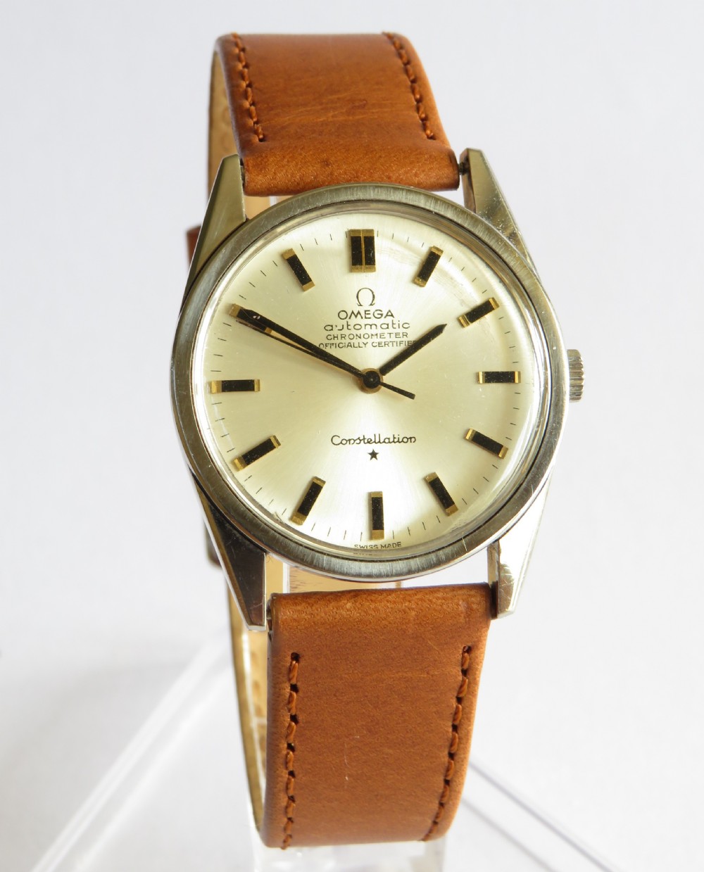 Gents Omega Constellation wrist watch, 1966 View II