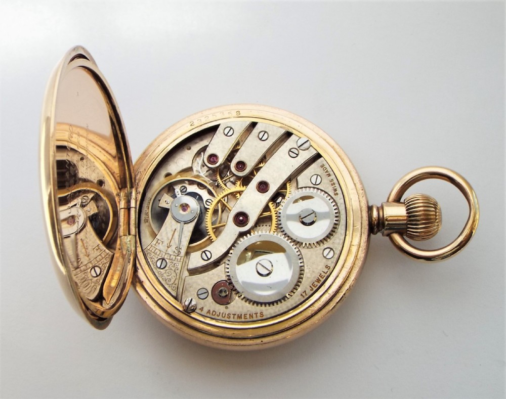 1920s Cyma full hunter pocket watch. View VII