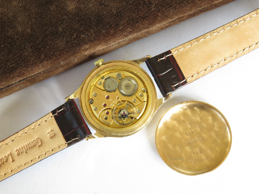 Gents 9ct gold Rotary Maximus wristwatch, 1952 View VI