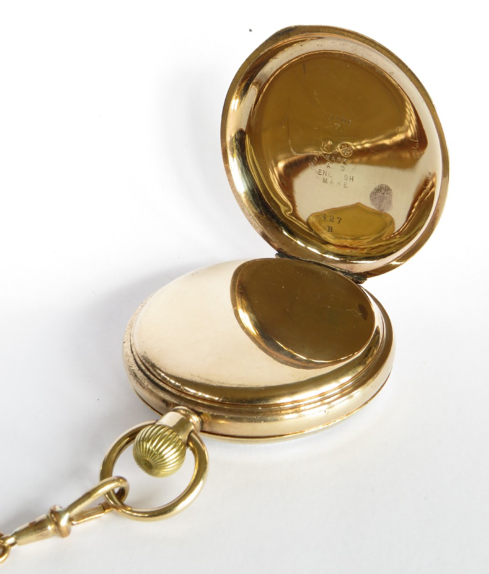 Antique Omega pocket watch and chain View IV