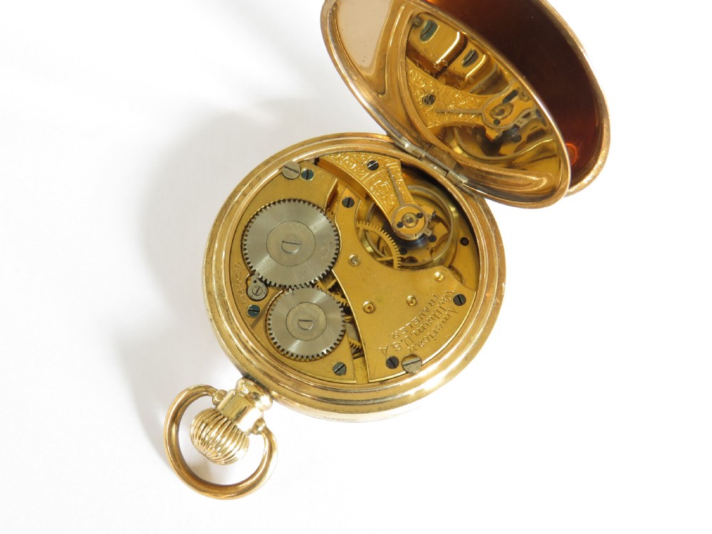 Waltham Traveler full hunter pocket watch, 1905 View III