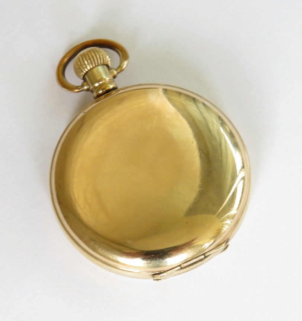 Waltham Traveler full hunter pocket watch, 1905 View V