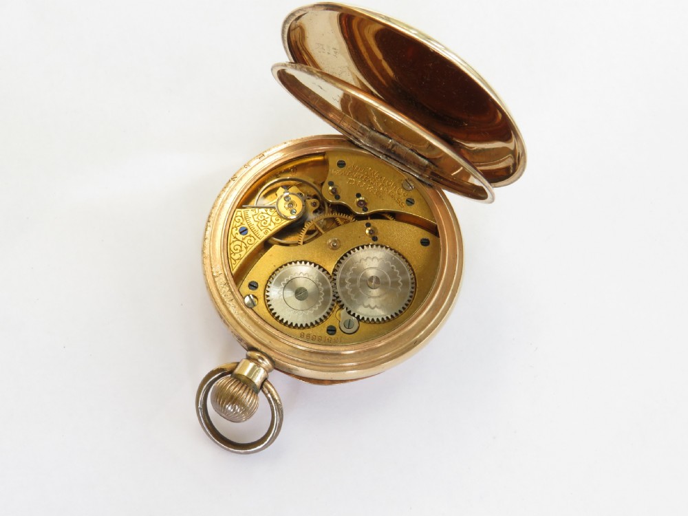 1904 antique Waltham Duke pocket watch View V