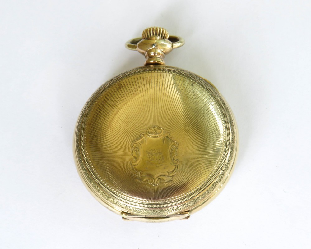 1905 Elgin railroad full hunter pocket watch View VI