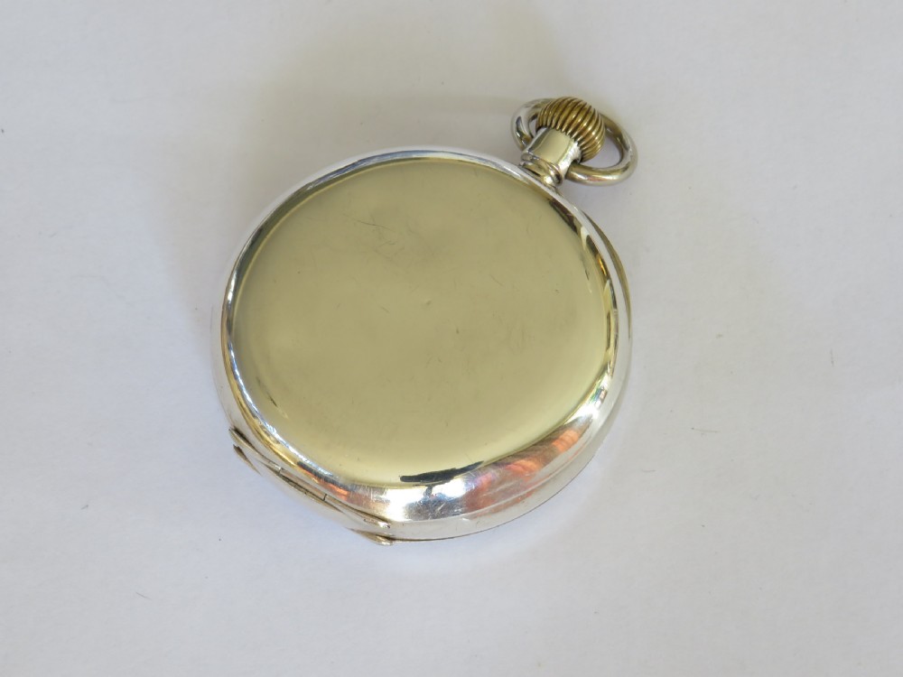 Antique silver Omega pocket watch View IV