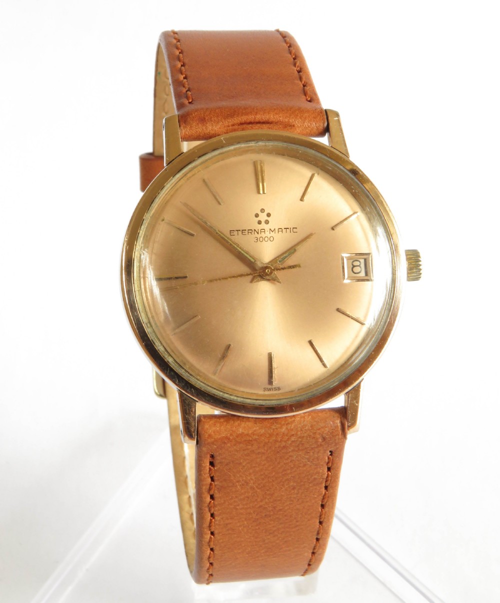 Gents Eterna Matic 3000 automatic wrist watch View II