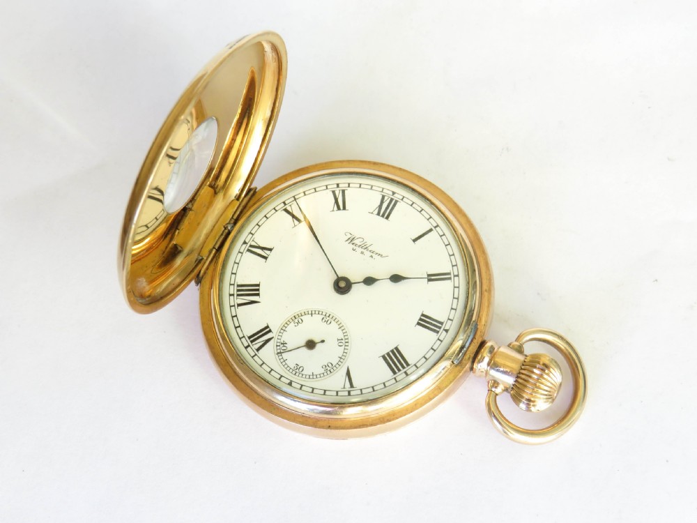 1925 Waltham half hunter pocket watch View II