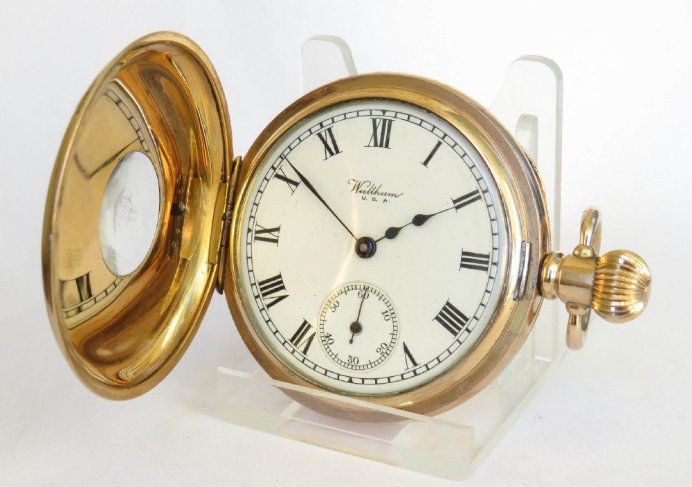 1925 Waltham half hunter pocket watch View III