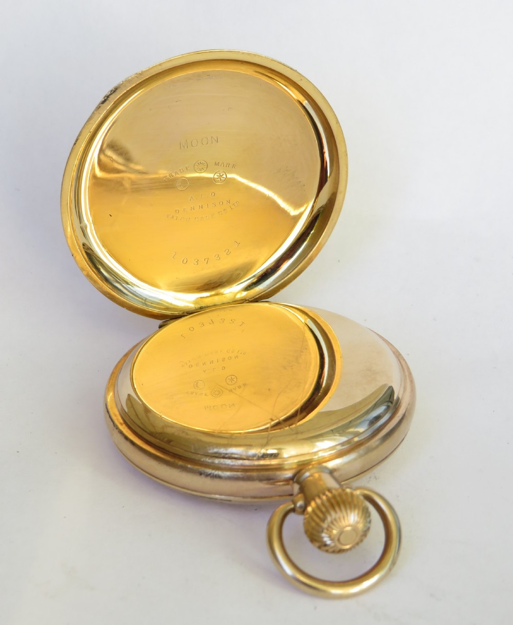 1925 Waltham half hunter pocket watch View V
