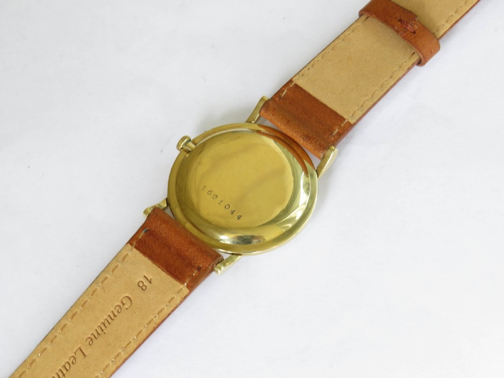 Gents 14ct gold Henry Moser wrist watch, 1960 View IV
