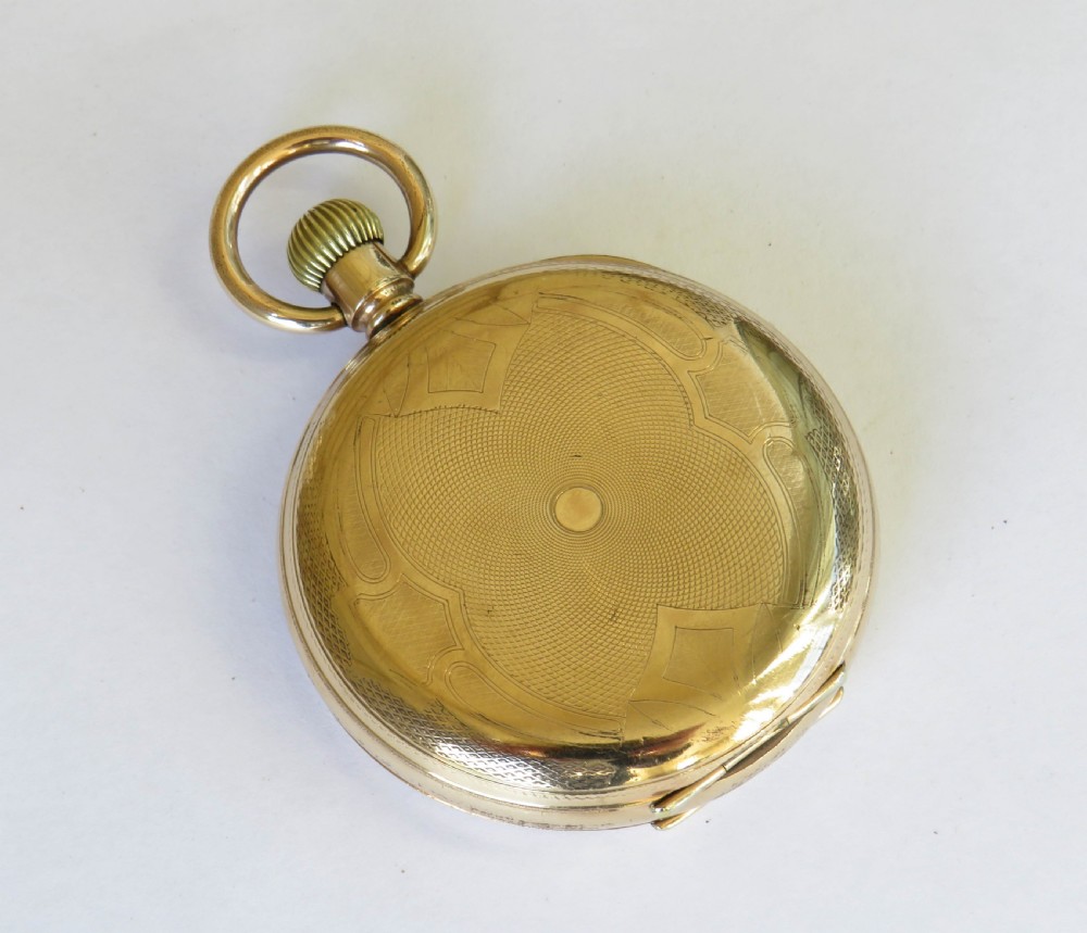 Antique 1920s Cudos full hunter pocket watch View VI