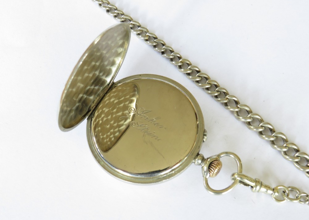 1920s Thiel pocket watch and chain View IV