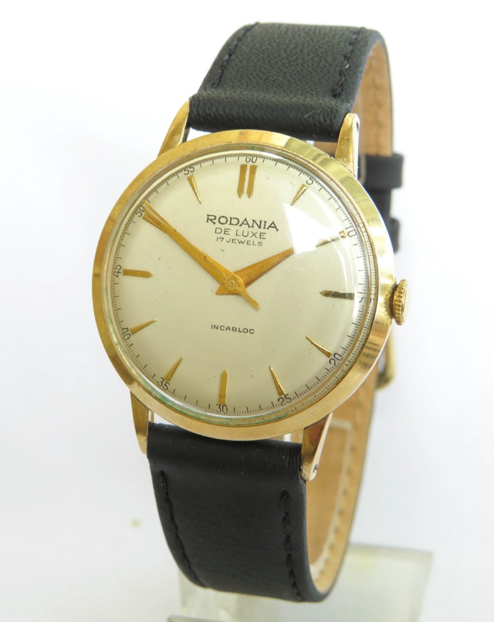 Gents 1950s Rodania De Luxe wrist watch
