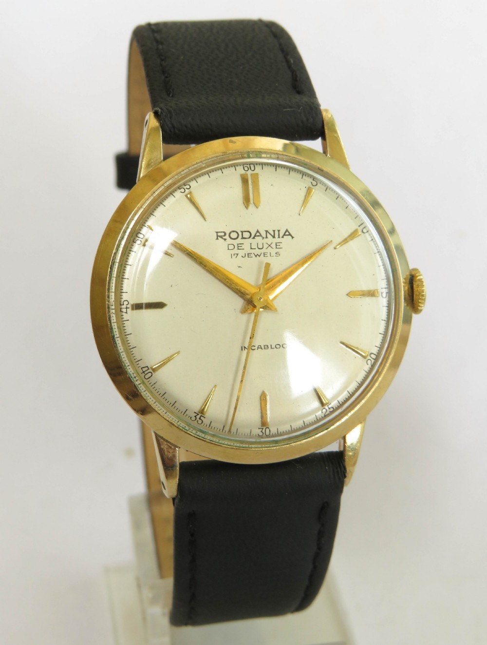 Gents 1950s Rodania De Luxe wrist watch View II