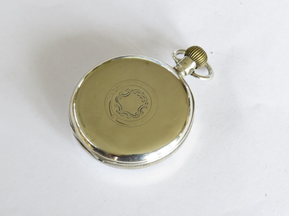 Silver Revue pocket watch for J W Benson. 1930 View V