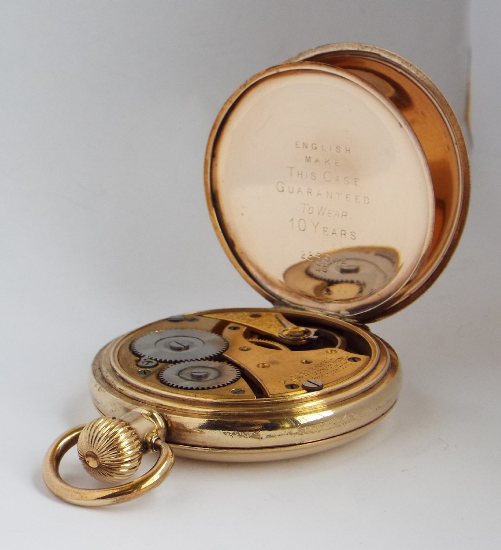 Waltham Traveler full hunter pocket watch, 1905. View V