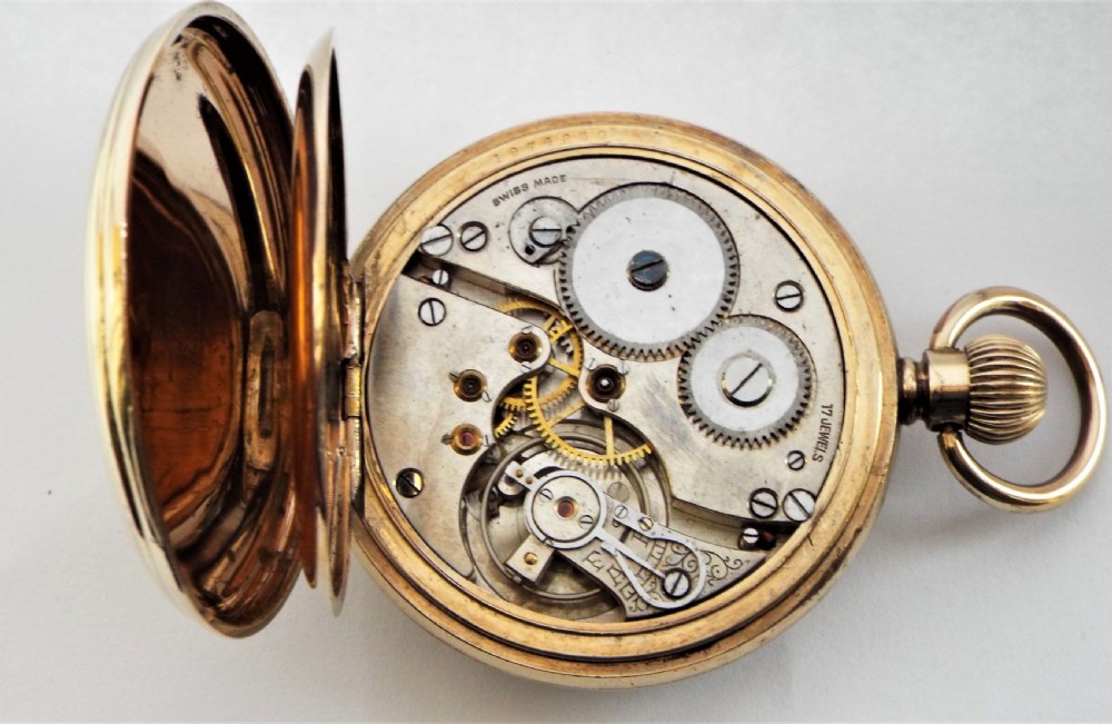 1920s Swiss pocket watch. View V
