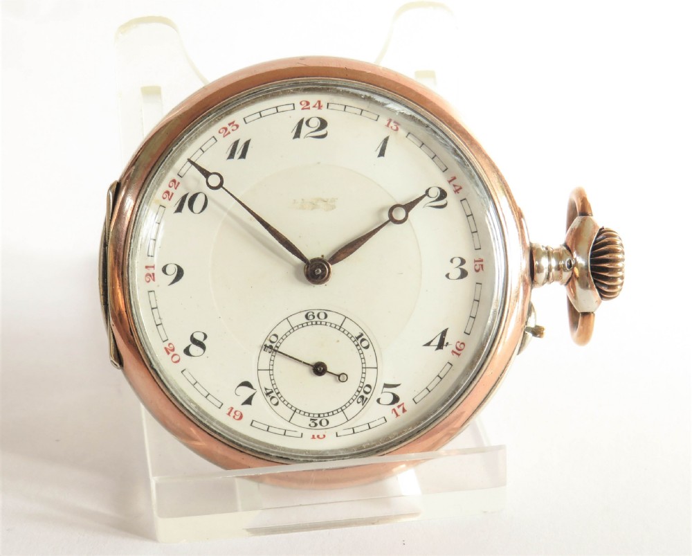 Antique silver Henry Moser pocket watch, c1900 View II