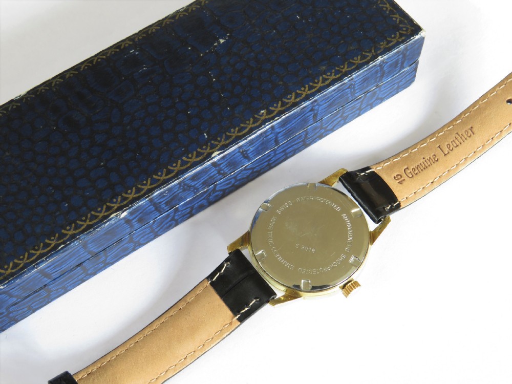 Gents 1960s boxed J W Benson wrist watch View III