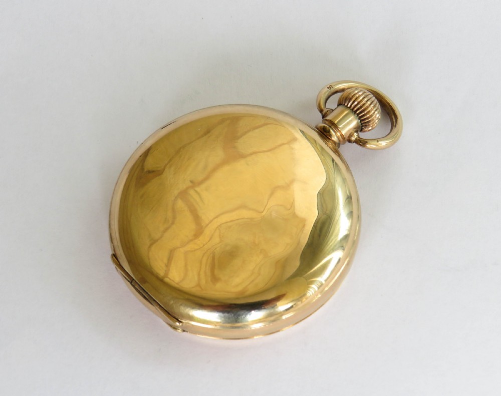 Antique Swiss full hunter pocket watch View IV