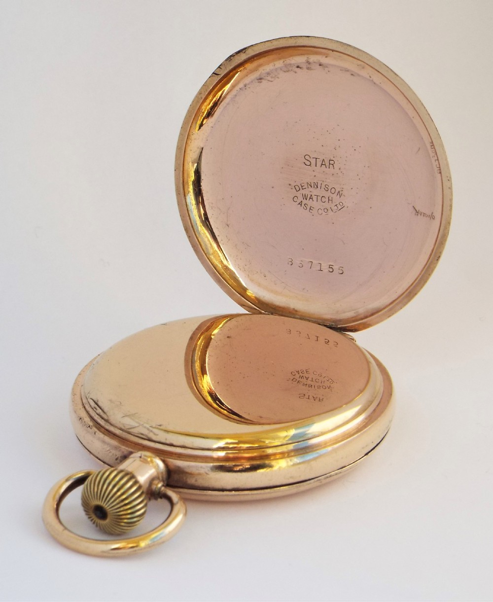 Waltham full hunter pocket watch, 1922. View IV