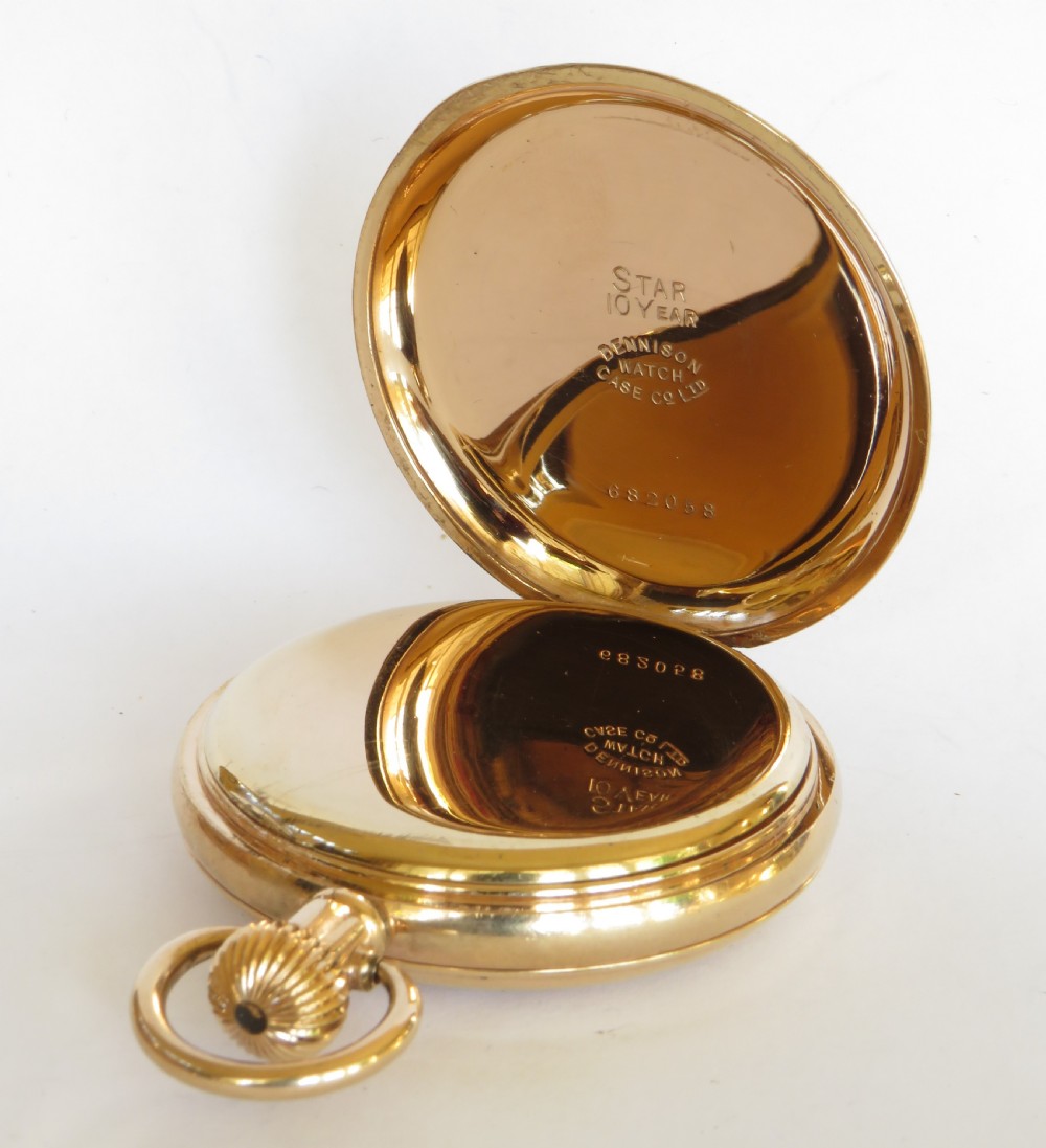 1903 Waltham Traveler half hunter pocket watch View V