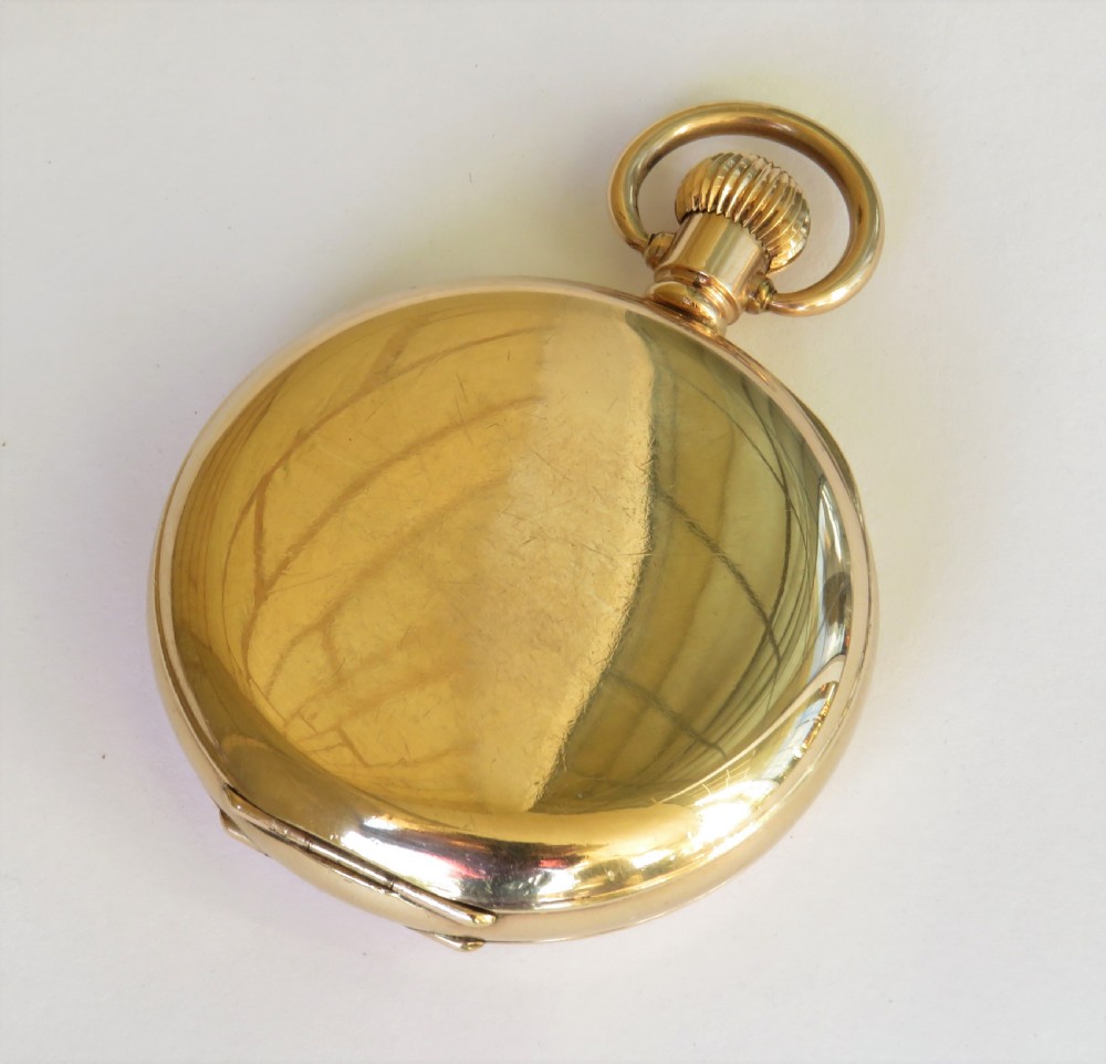 1903 Waltham Traveler half hunter pocket watch View VI