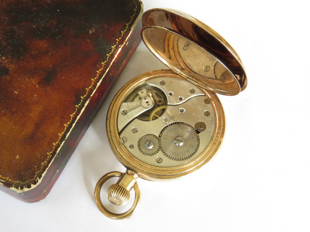 1930s Swiss pocket watch with original box View IV