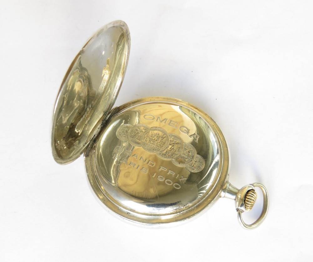 Antique Omega pocket watch, c1910s View III