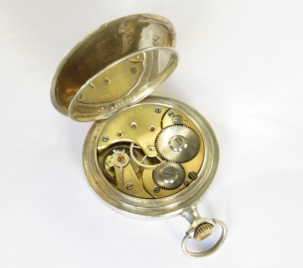 Antique Omega pocket watch, c1910s View IV