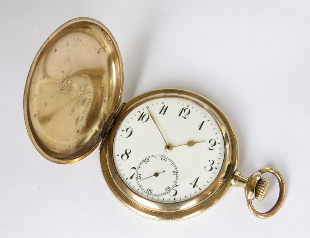 Revue full hunter pocket watch by Thommen View II