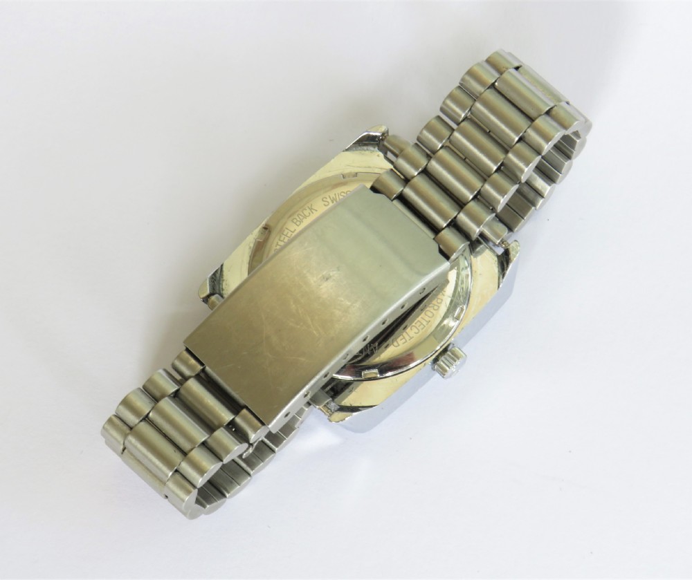 Gents retro 1960s Lanco wrist watch View III