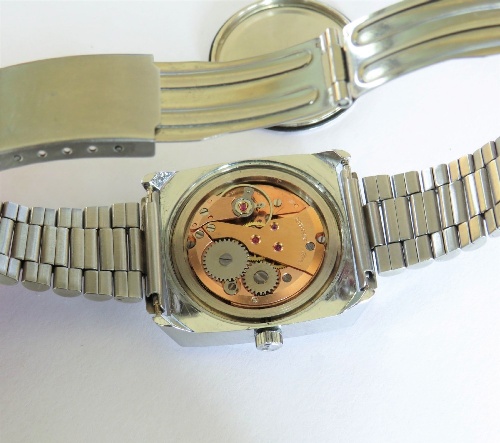 Gents retro 1960s Lanco wrist watch View V