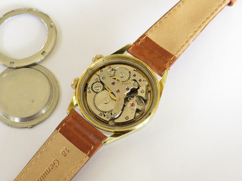 Gents 1960s Silvana cricket alarm watch View III