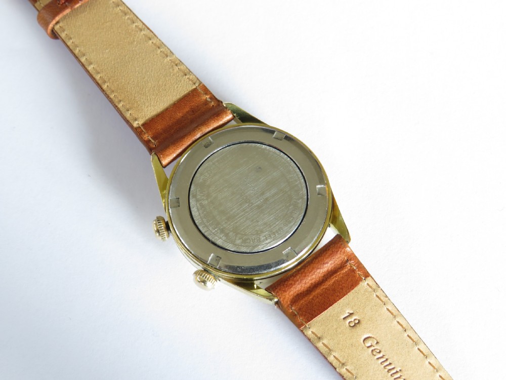 Gents 1960s Silvana cricket alarm watch View IV