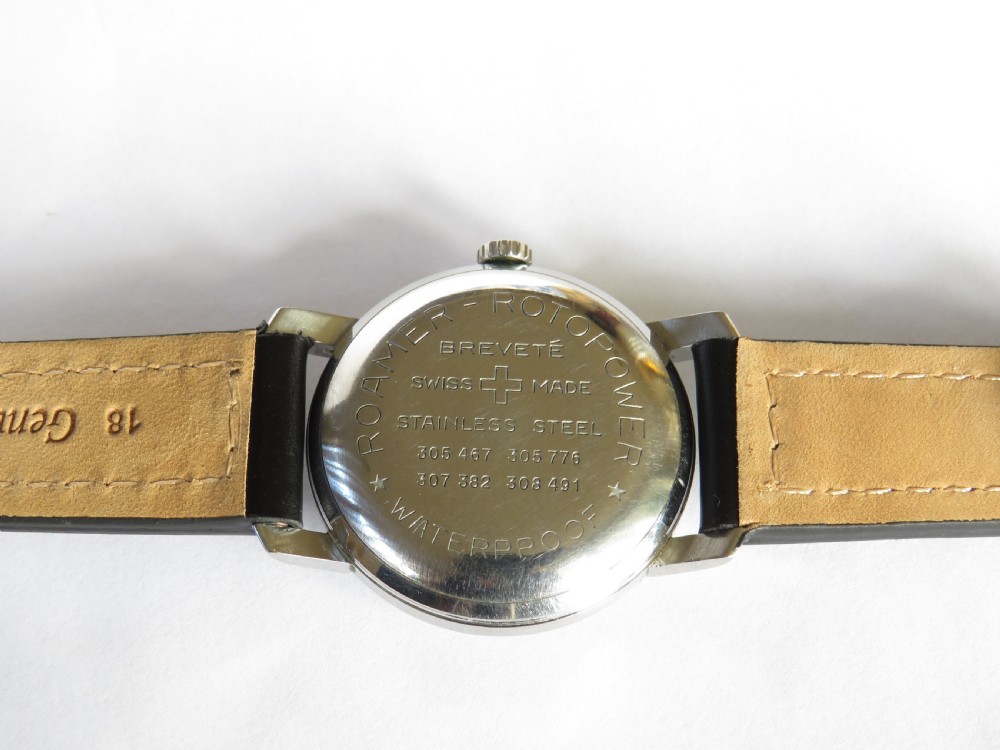 Gents 1950s Roamer Rotopower wrist watch View IV