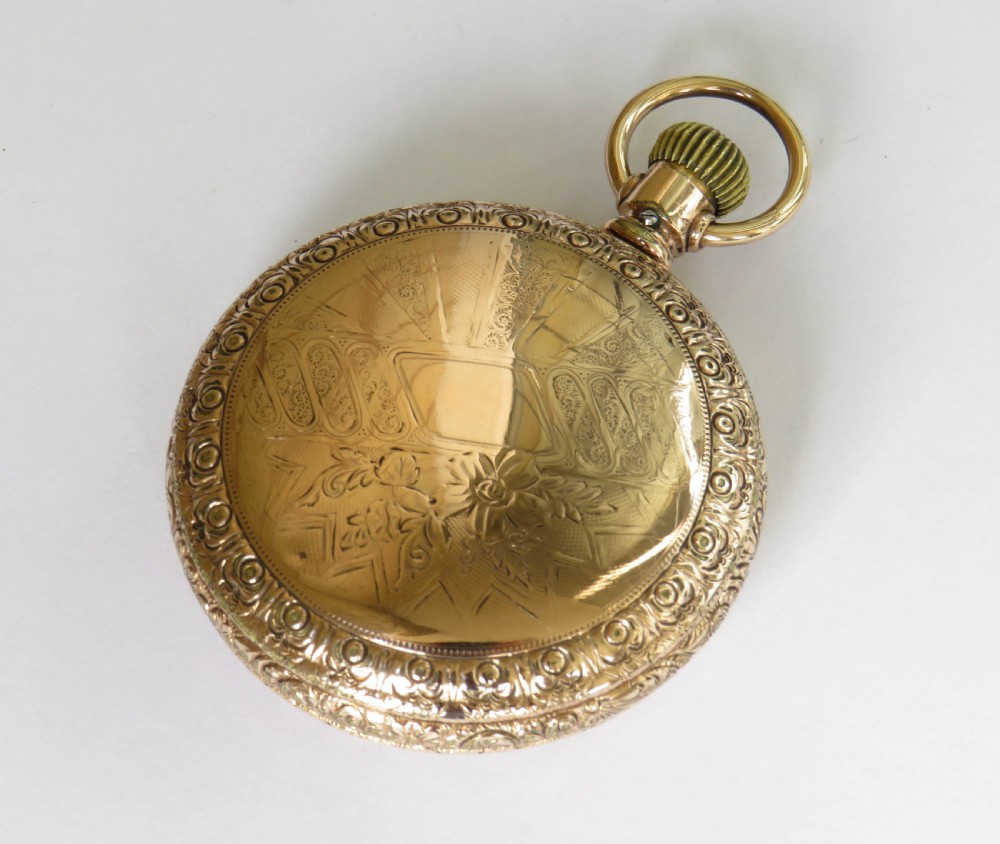 Antique Hampden Watch Co pocket watch, 1893 View IV