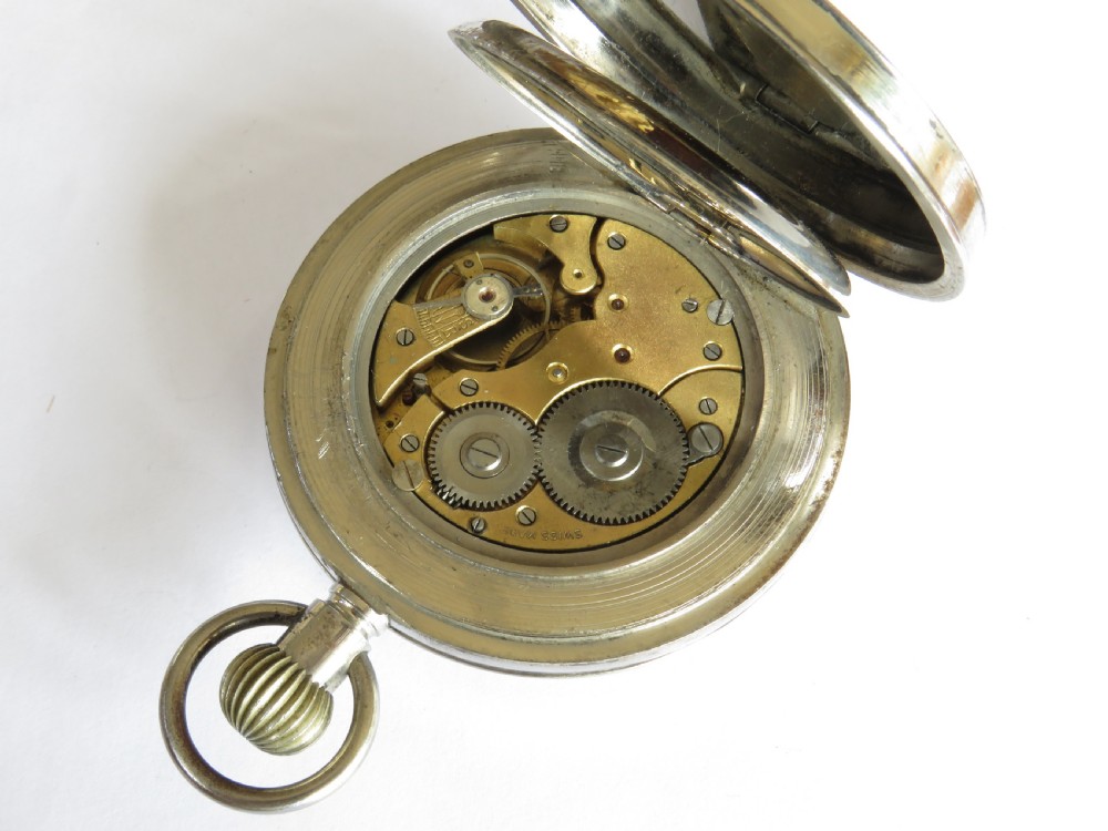Antique Goliath pocket watch, c1900s View III