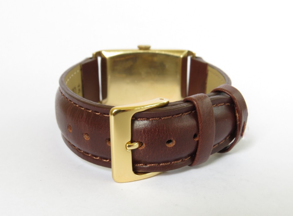 Gents 9ct gold Cyma wrist watch for J W Benson View IV