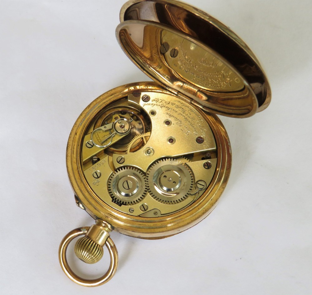 1920s Eterna private label pocket watch View IV