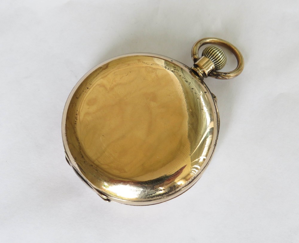 1920s Eterna private label pocket watch View V