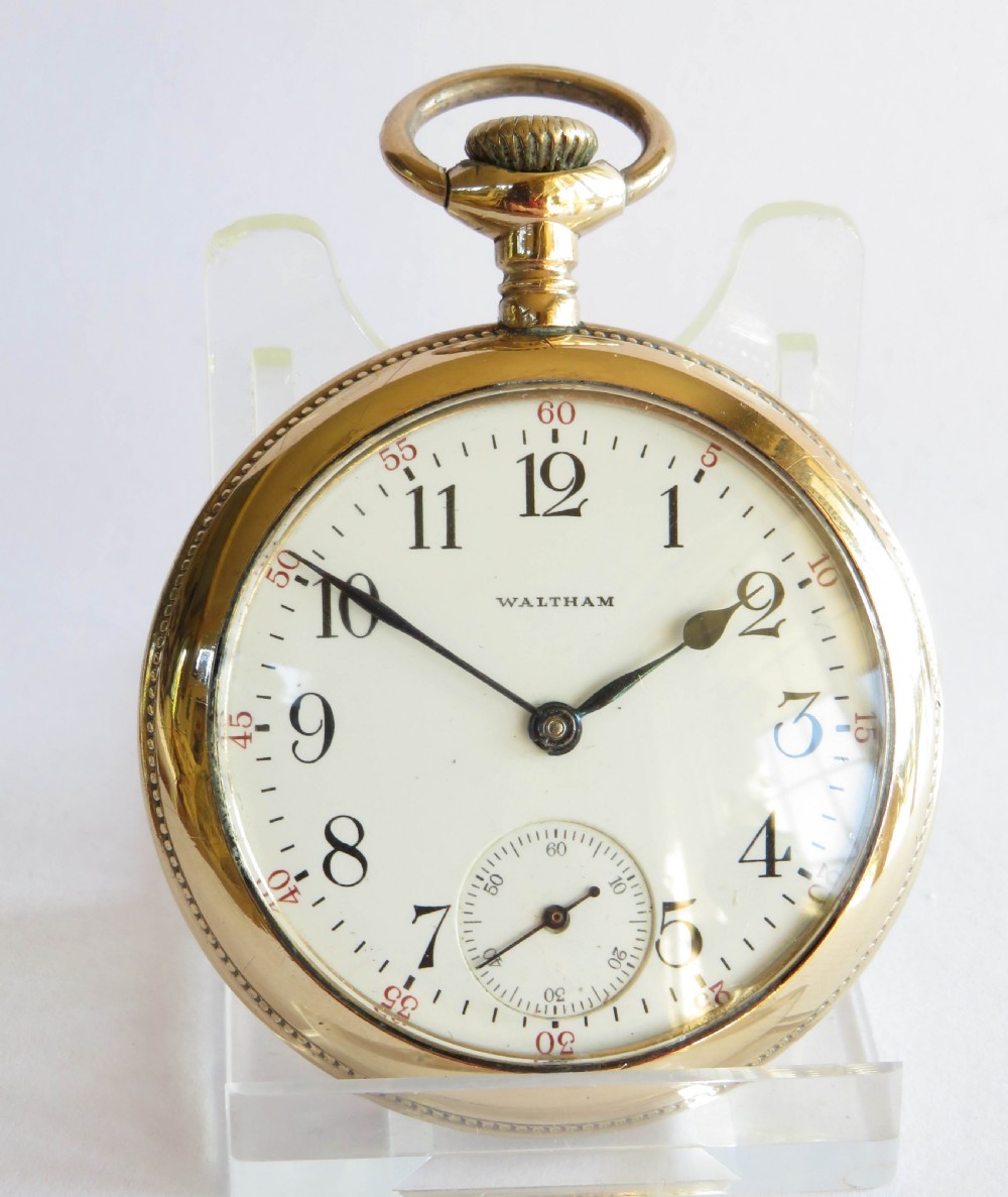 Antique Waltham Bond Street pocket watch, 1904 View II